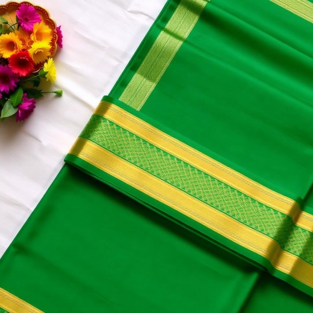 Onam Green & Gold